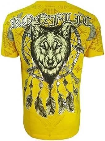Konflic MMA Style Wolf Half Sleeve T-Shirt - Konflic USA