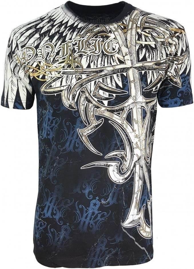Konflic T-Shirt Sword coverd with Wing - Konflic USA