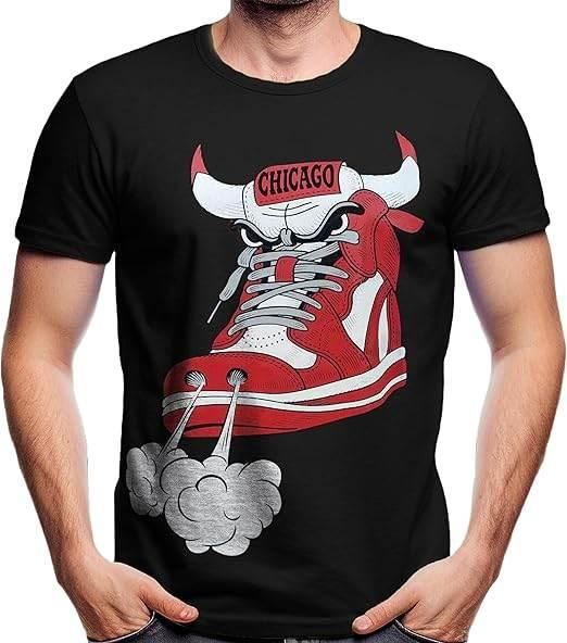 Konflic Chicago Angry Shoes T-Shirt - Konflic USA