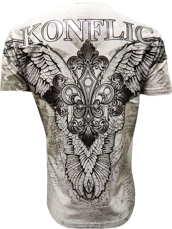 KonflicUSA Cross Wing Knife Graphic Men's Tee - Konflic USA