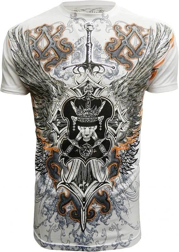 KonflicUSA Eagle Sword Graphic All Over Print Men's Tee - Konflic USA