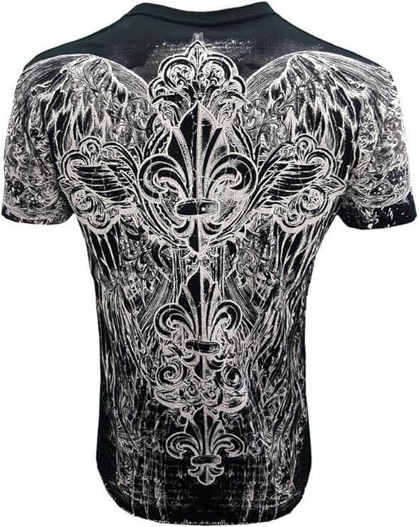 Konflic Mens Fleur De Lis Crew Neck - Konflic USA