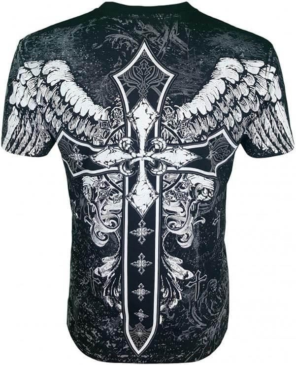 Konflic Men's Rockstar Crew Neck MMA T-Shirt - Konflic USA