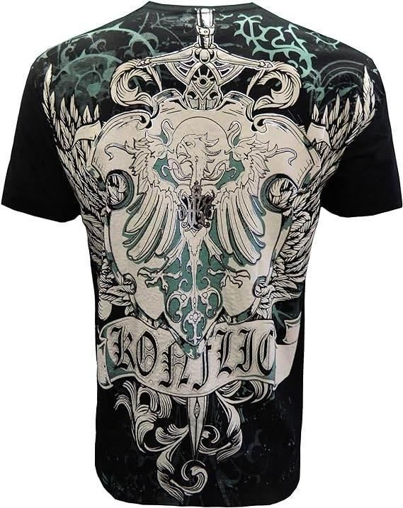 Konflic NWT Spirit of The Gladiator with Rhinestone T-Shirt - Konflic USA