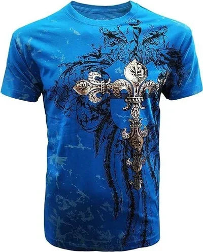 Konflic Fleur De Lis in Foil T-Shirts