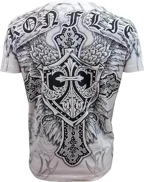 KonflicUSA MMA Style Crew Neck Cotton T-Shirt - Konflic USA