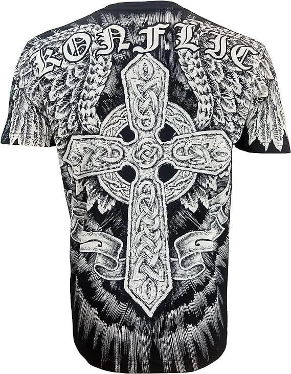 KonflicUSA Men's Half Sleeve Cotton T-Shirt - Konflic USA