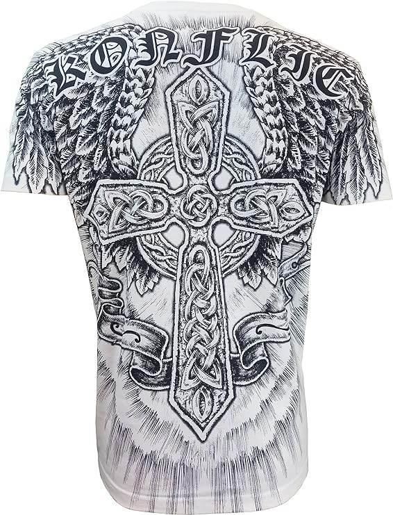 KonflicUSA Men's Half Sleeve Cotton T-Shirt - Konflic USA