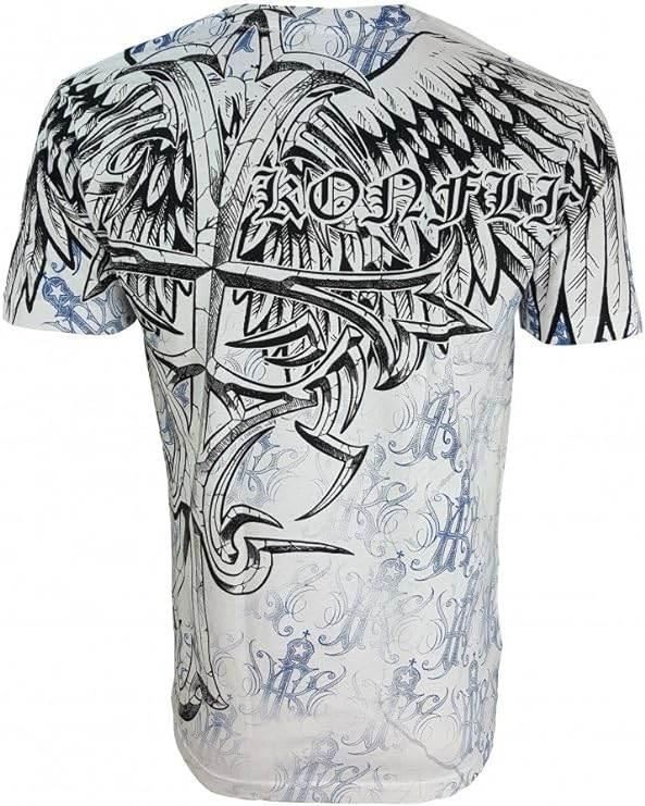 Konflic T-Shirt Sword coverd with Wing - Konflic USA