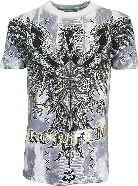Konflic Dregon Men's Graphic T-Shirts - Konflic USA