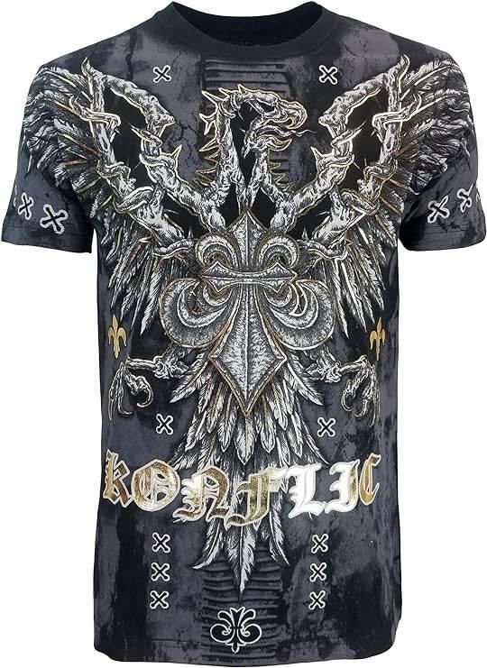 Konflic Dregon Men's Graphic T-Shirts - Konflic USA