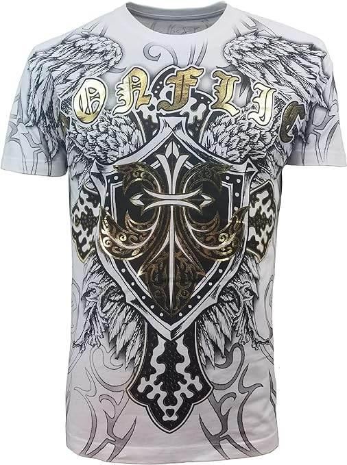 KonflicUSA MMA Style Crew Neck Cotton T-Shirt - Konflic USA
