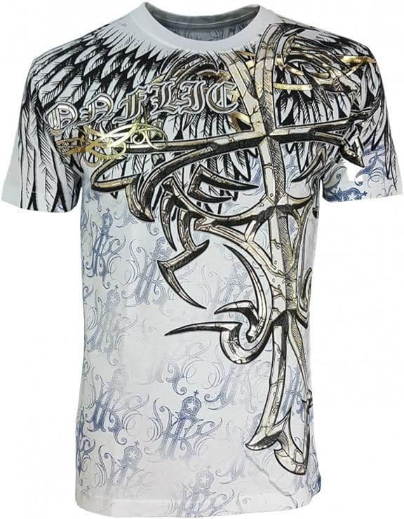 Konflic T-Shirt Sword coverd with Wing - Konflic USA