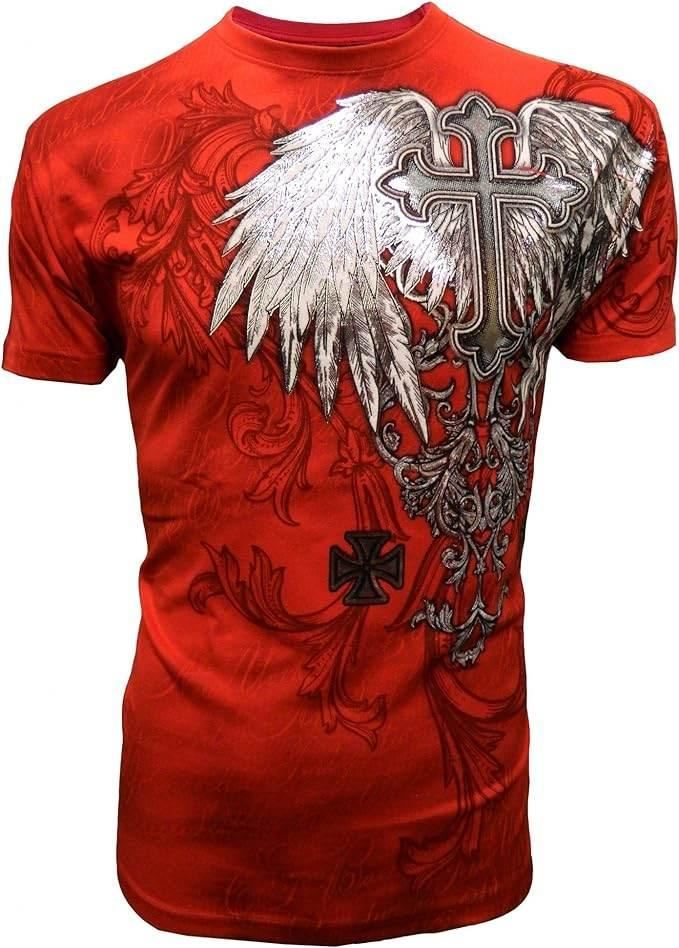 Konflic Cross Wing Graphic Men's Tee - Konflic USA