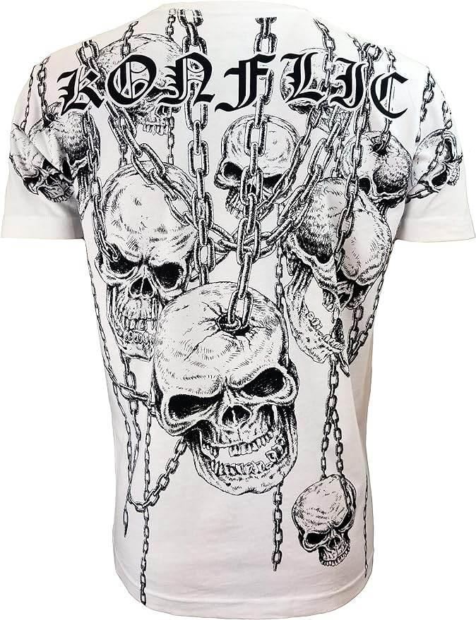 Men's Grim Reaper Skull Hang With Chains - Konflic USA