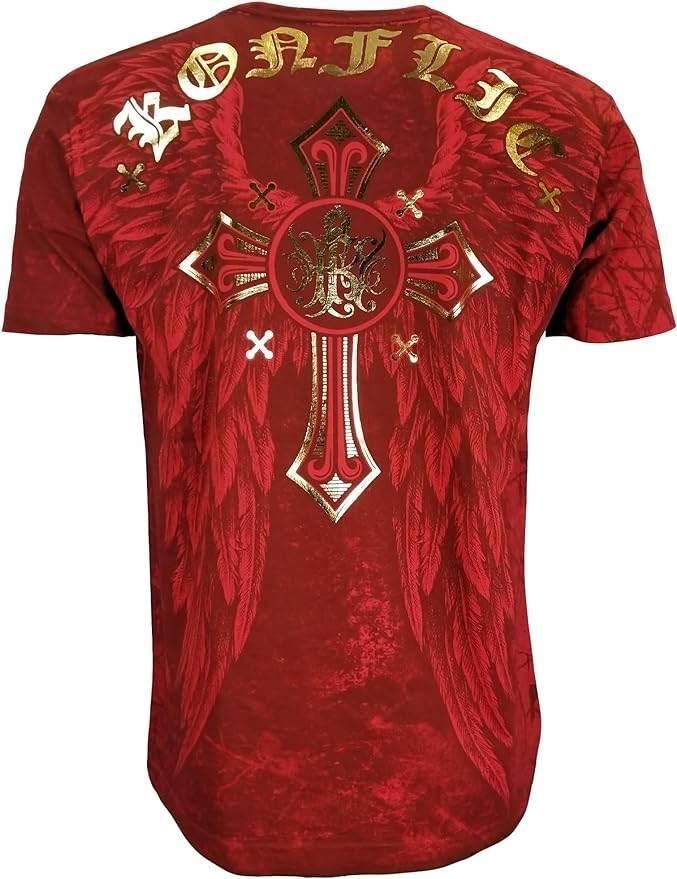 Men's Grim Reaper Skull with wing and sword - Konflic USA