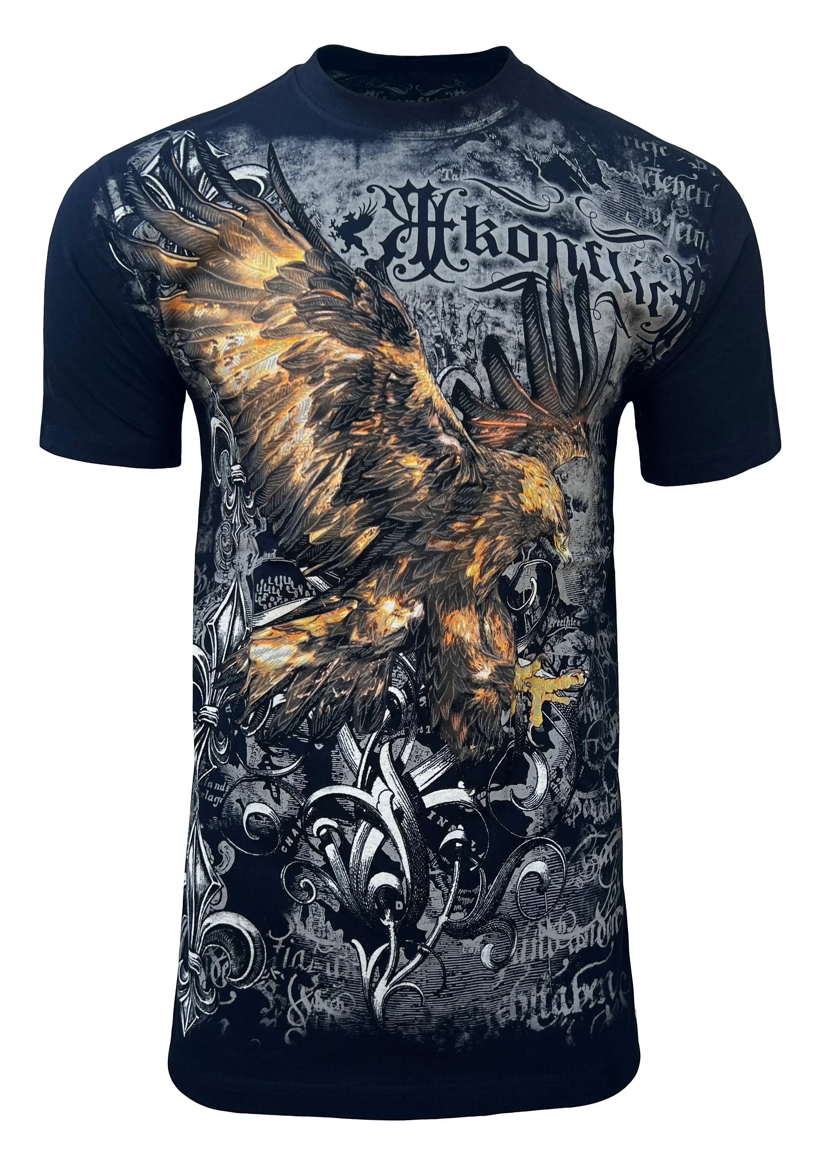 Konflic mens Golden Eagle Crew Neck