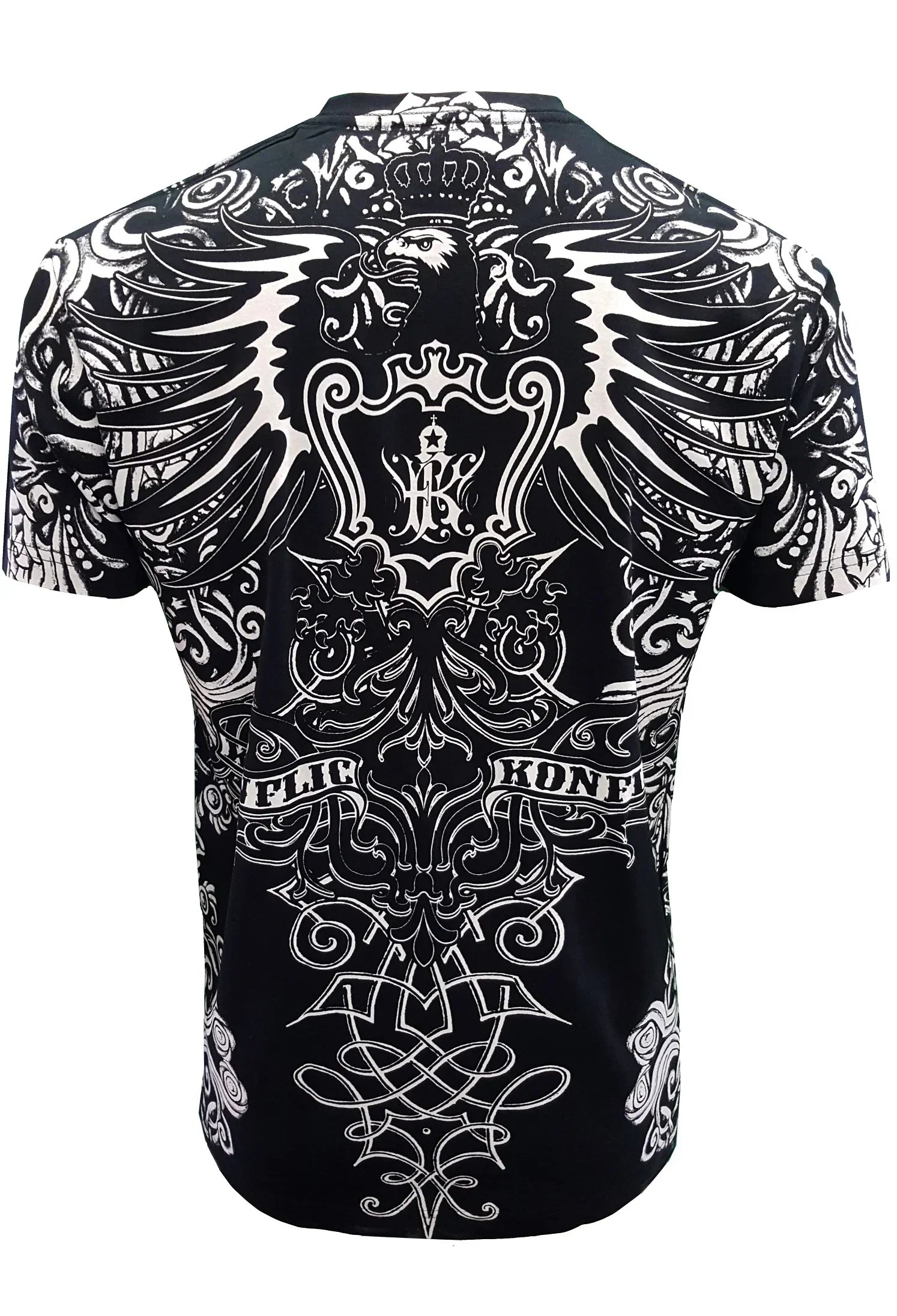 Men's MMA Style Crew Neck Muscle T-Shirt