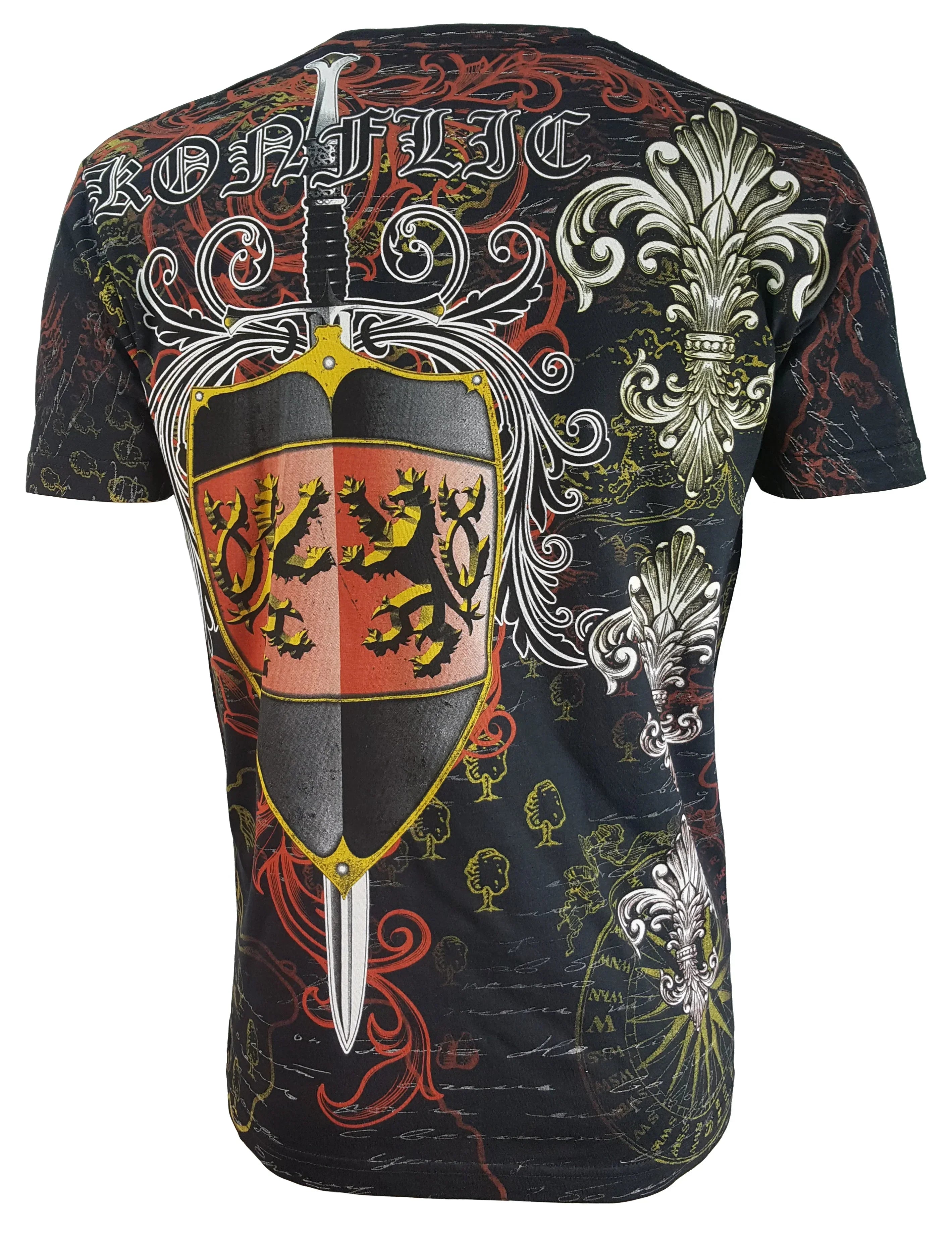 Konflic Sword Shield With Tiger