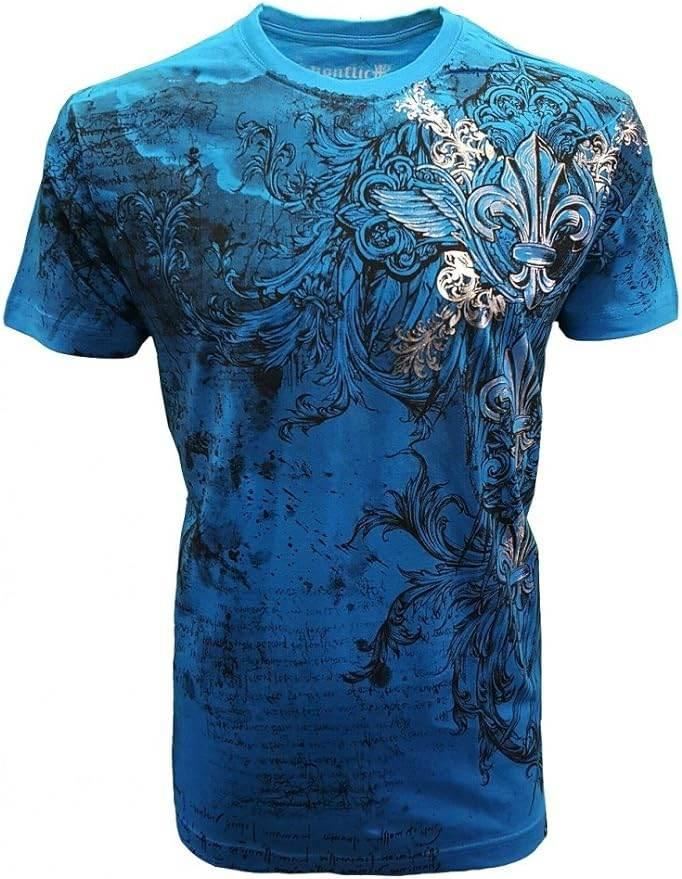 Konflic Mens Fleur De Lis Crew Neck - Konflic USA
