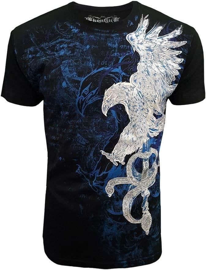Konflic Giant American Eagle Falcon T-Shirt - Konflic USA