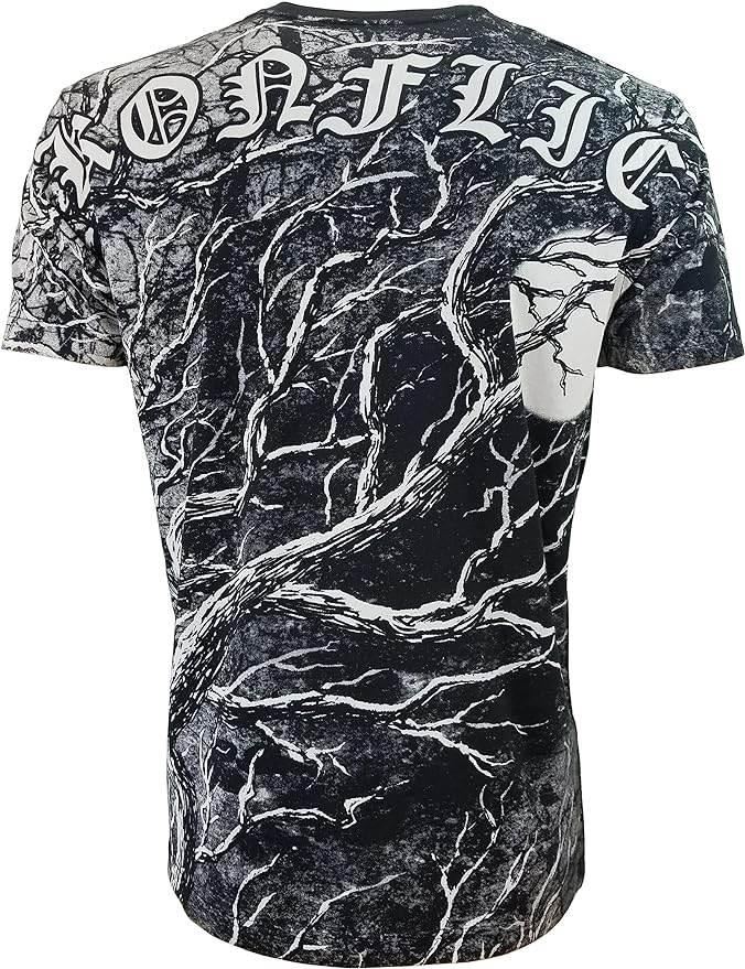 Konflic MMA Shirt Girl with wings and cross - Konflic USA