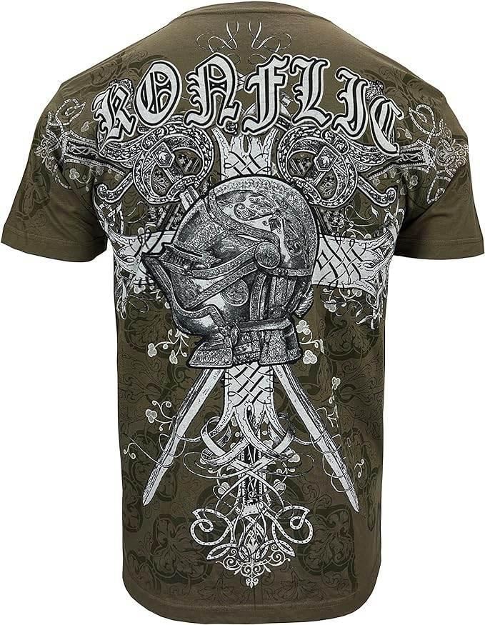 Men's Graphic MMA Gothic Steel Armor - Konflic USA