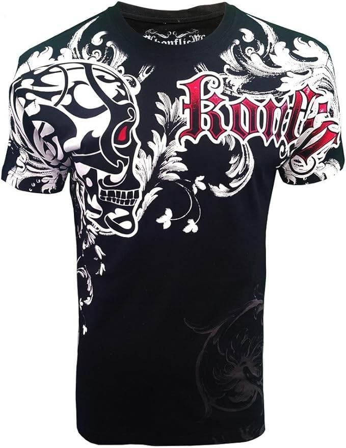 Konflic Men's Skull Crew Neck - Konflic USA