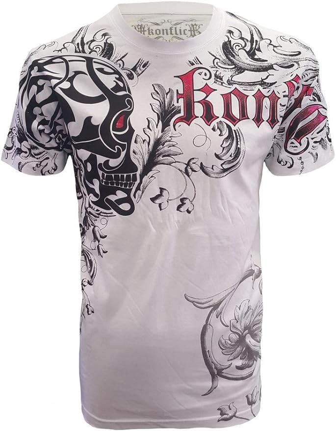 Konflic Men's Skull Crew Neck - Konflic USA