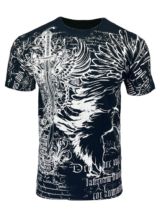 Konflic Mens Eagle Sword With Chains