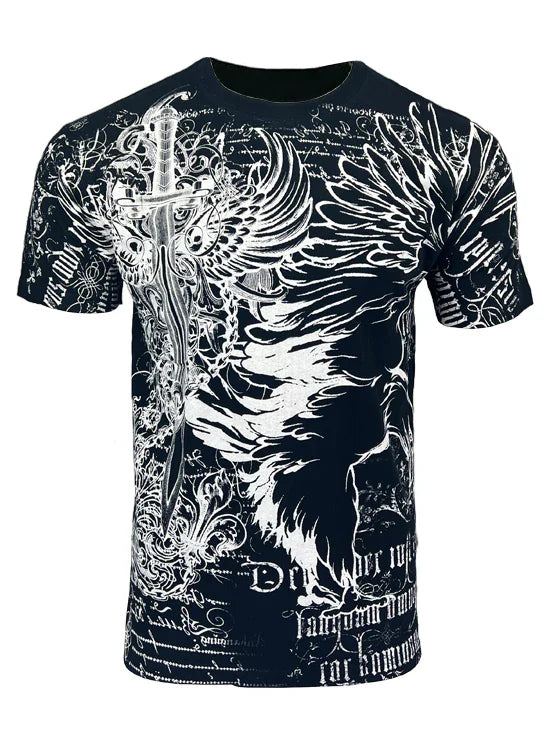 Konflic Mens Eagle Sword With Chains