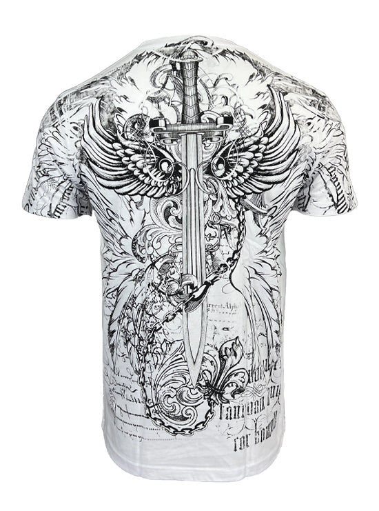 Konflic Mens Eagle Sword With Chains