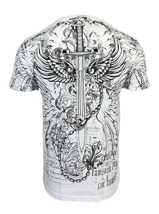 Konflic Mens Eagle Sword With Chains