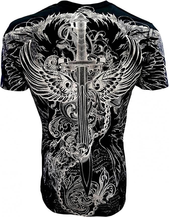 Konflic Mens Eagle Sword With Chains - Konflic USA