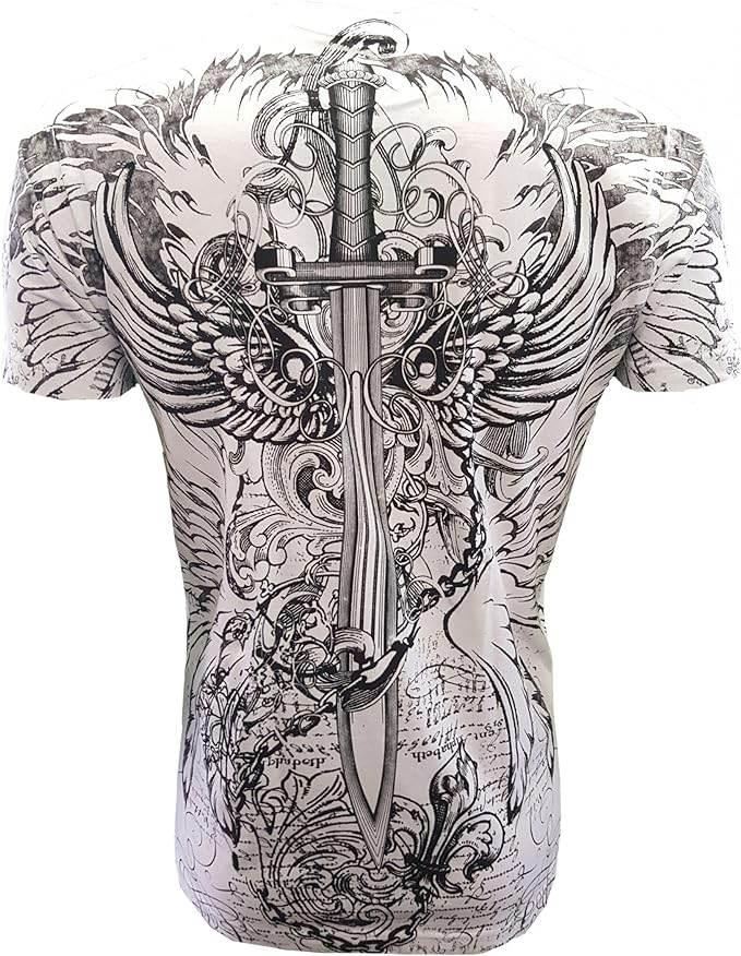 Konflic Mens Eagle Sword With Chains - Konflic USA