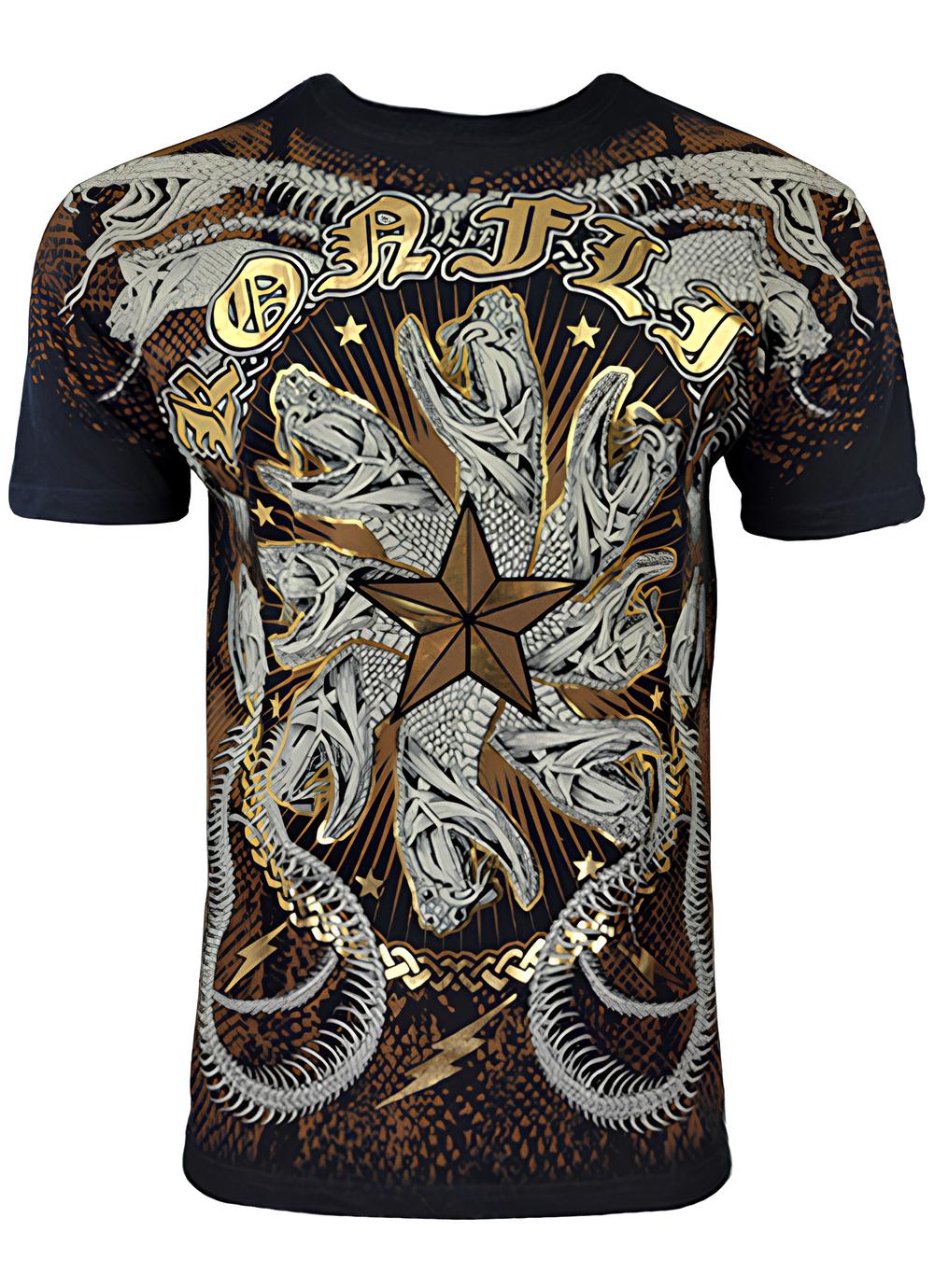 Konflic Hydra Crest Star Medieval Graphic Tee