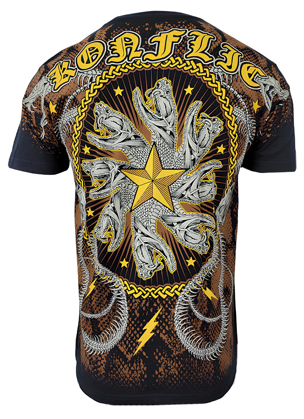 Konflic Hydra Crest Star Medieval Graphic Tee