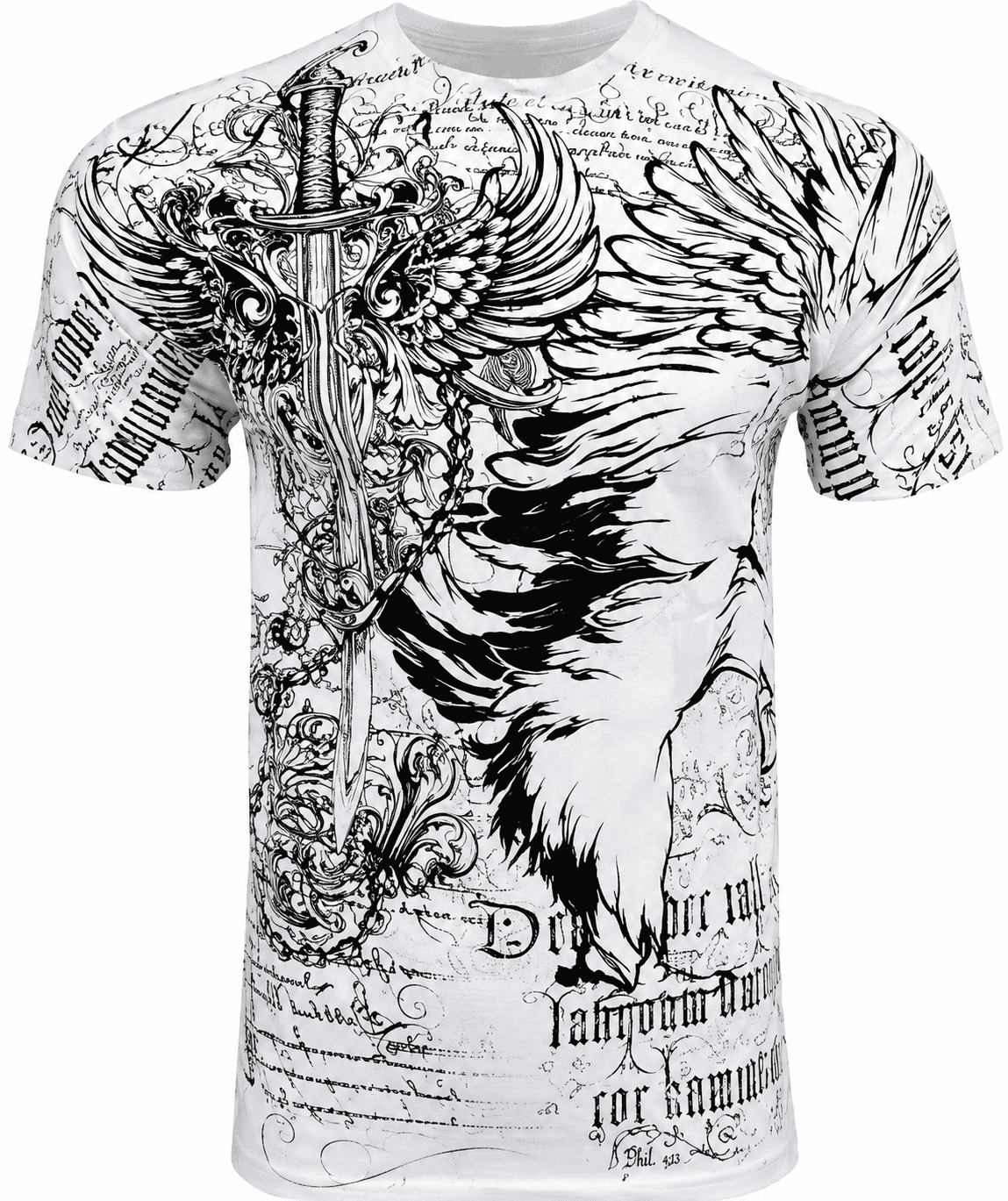 Konflic Mens Eagle Sword With Chains