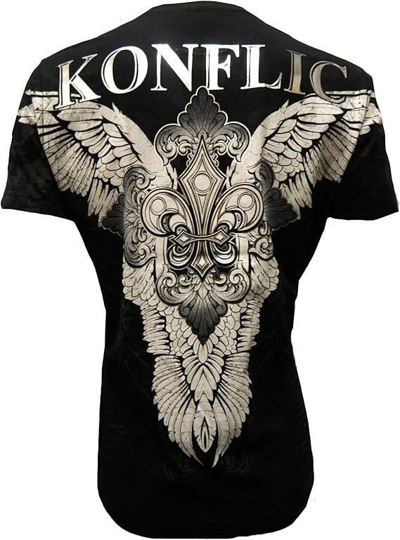 KonflicUSA Cross Wing Knife Graphic Men's Tee - Konflic USA