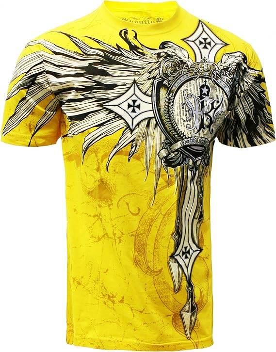 KonflicUSA Cross Wing Men's All Over Graphic Men's Tee - Konflic USA