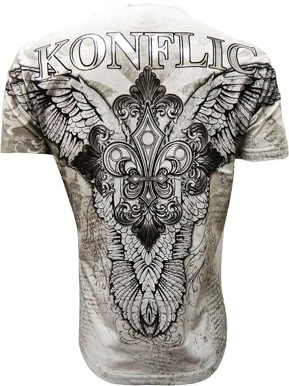 KonflicUSA Cross Wing Knife Graphic Men's Tee - Konflic USA