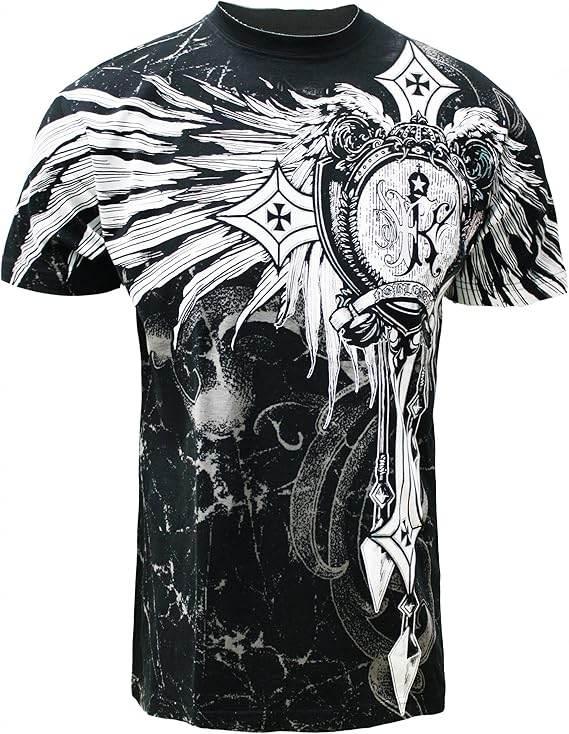KonflicUSA Cross Wing Men's All Over Graphic Men's Tee - Konflic USA