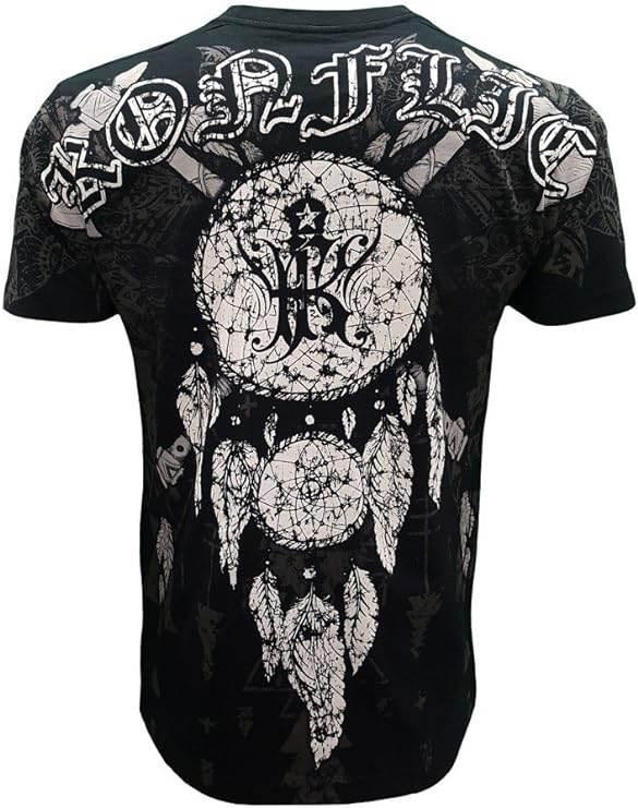 Konflic Mens MMA Style Crew Neck Muscle T-Shirt - Konflic USA