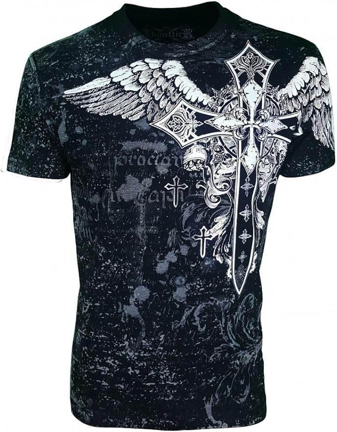 Konflic Men's Rockstar Crew Neck MMA T-Shirt - Konflic USA
