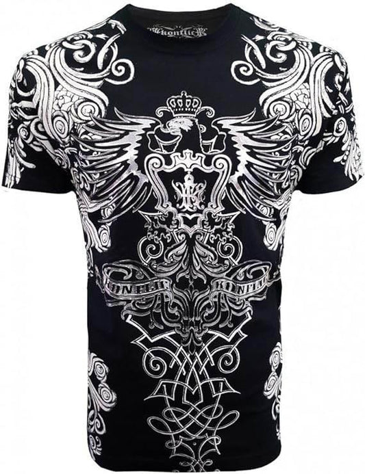 Men's MMA Style Crew Neck Muscle T-Shirt - Konflic USA