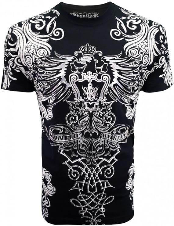 Men's MMA Style Crew Neck Muscle T-Shirt - Konflic USA