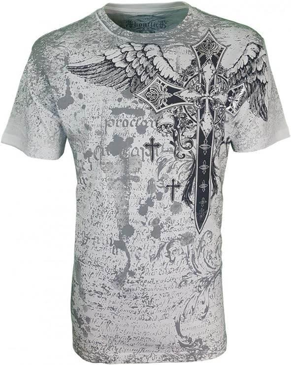 Konflic Men's Rockstar Crew Neck MMA T-Shirt - Konflic USA