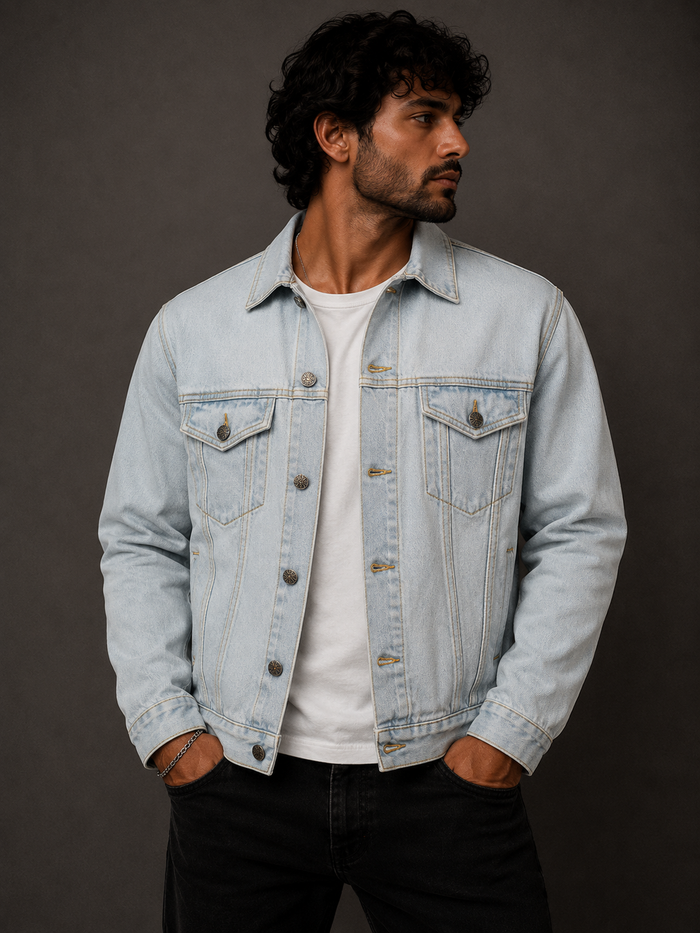 Konflic Classic Denim Trucker Color "Bleached"