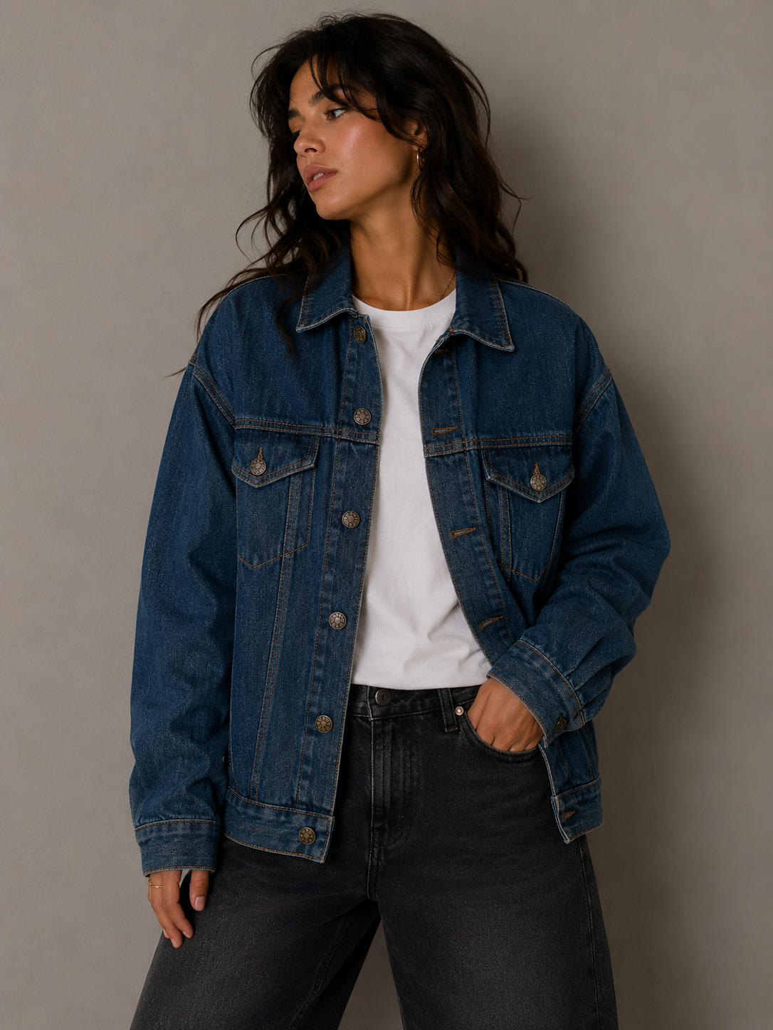 Konflic Classic Denim Trucker Color "Navy Blue"
