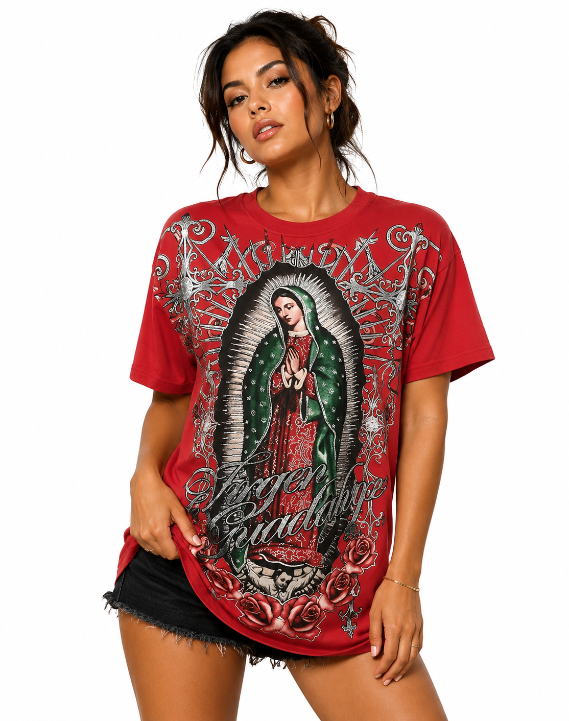 KonflicUSA The Virgin Mary Graphic Muscle Men's Tee